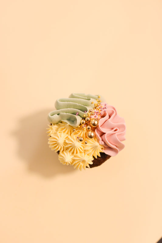 Decorated Cupcakes (Pastel Shades A)