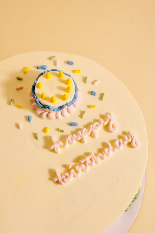 Pastel Birthday Cake