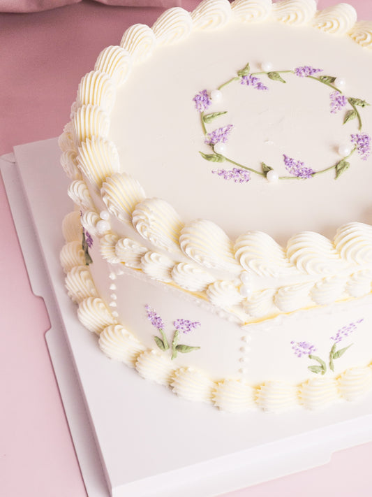 Vintage Lavender Cake