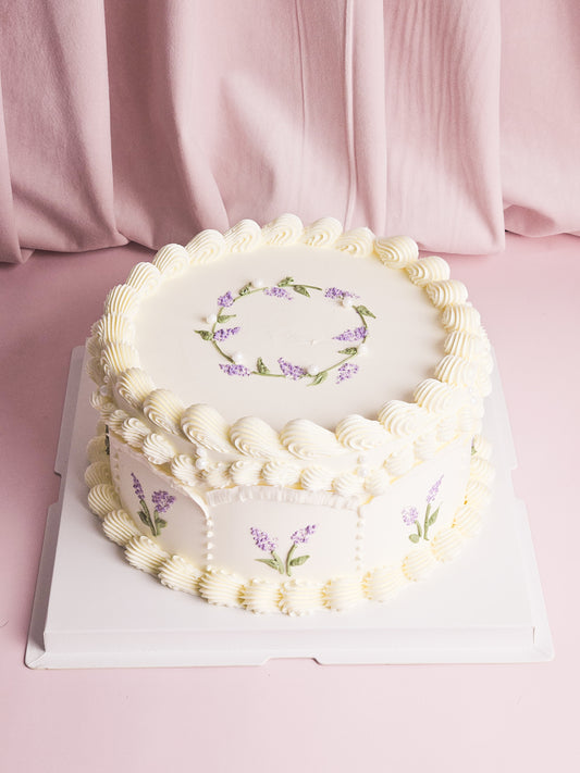 Vintage Lavender Cake