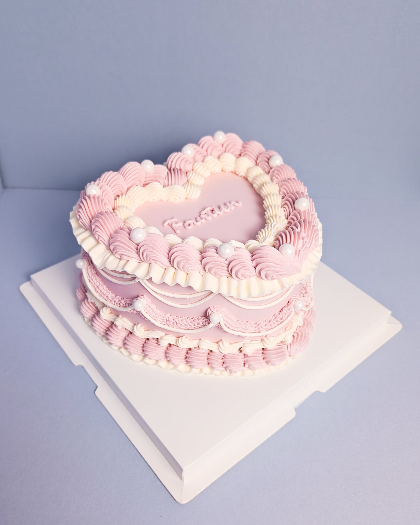 Lambeth Heart Cake