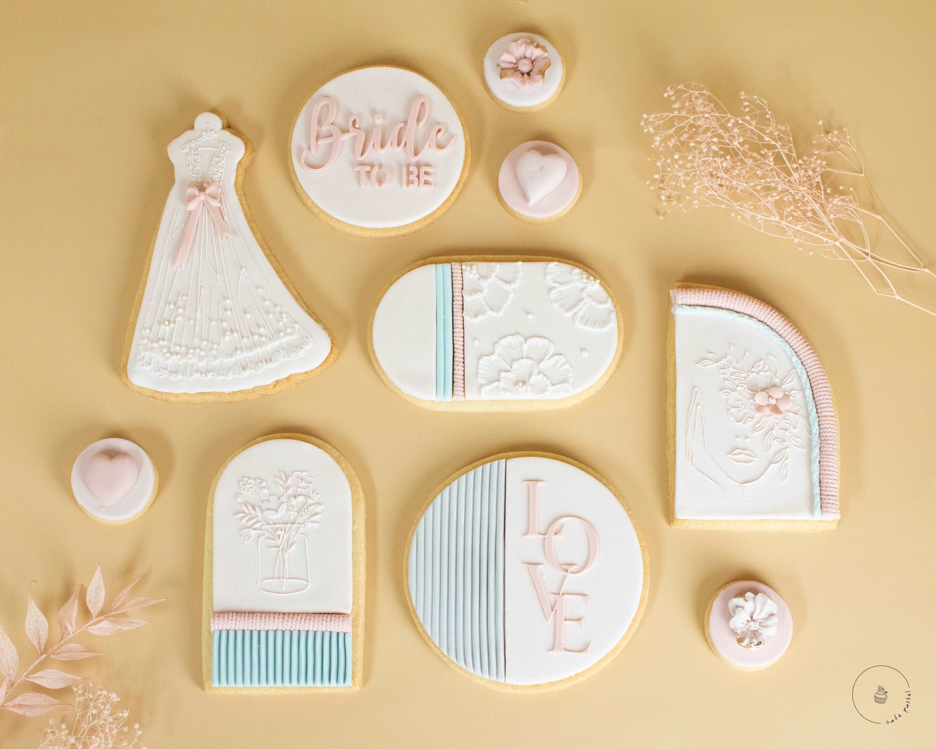 blue dress for baby girl Bridal Shower Cookies: Custom & Tasty Treats