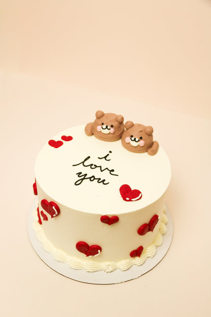 Beary in Love Cake