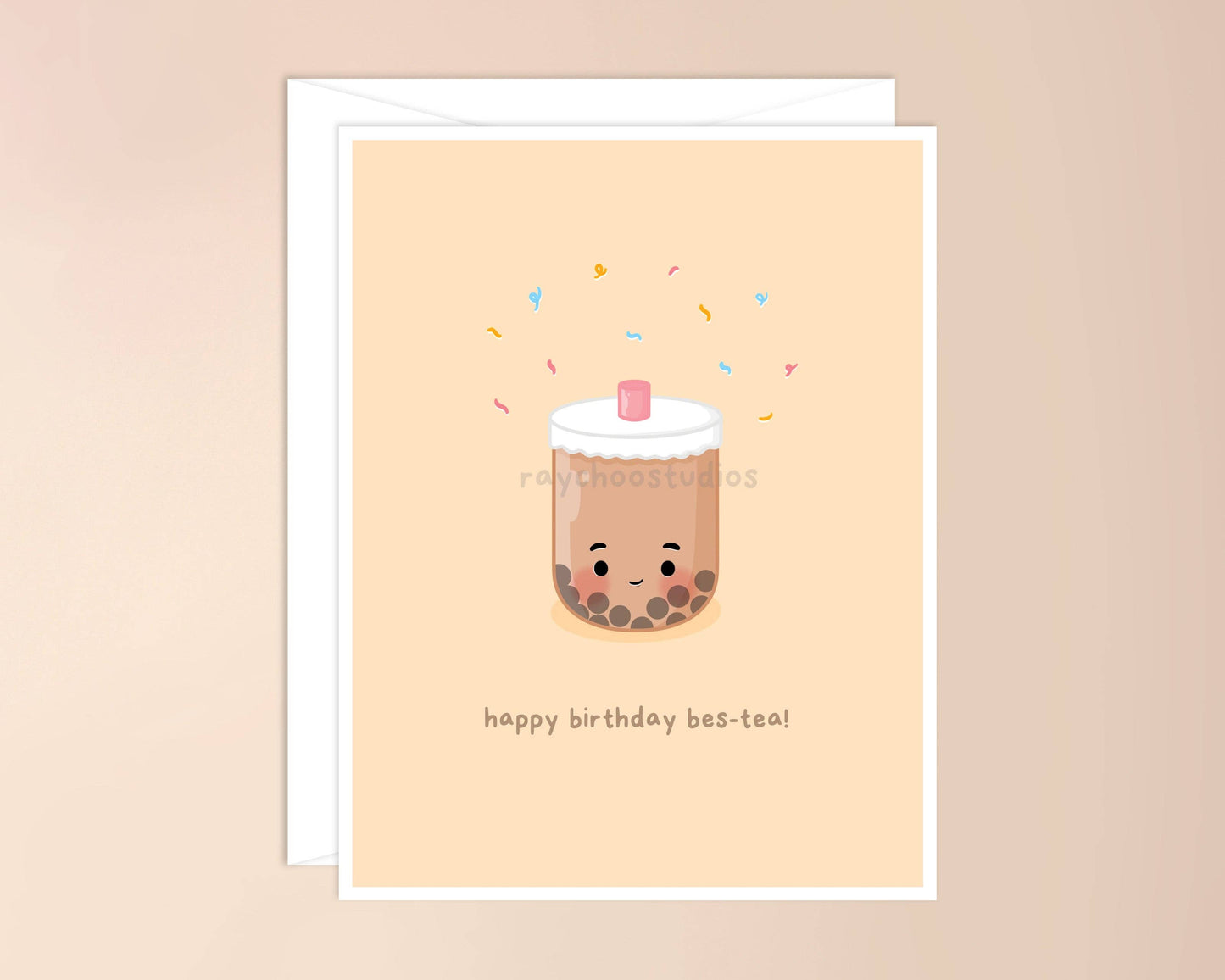 Happy Birthday Bes-tea Birthday Card: Single Card