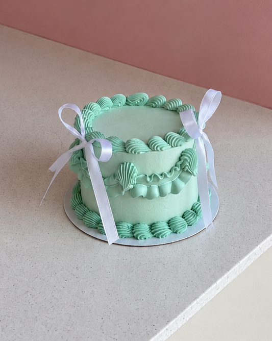 Vintage Ribbon Cake