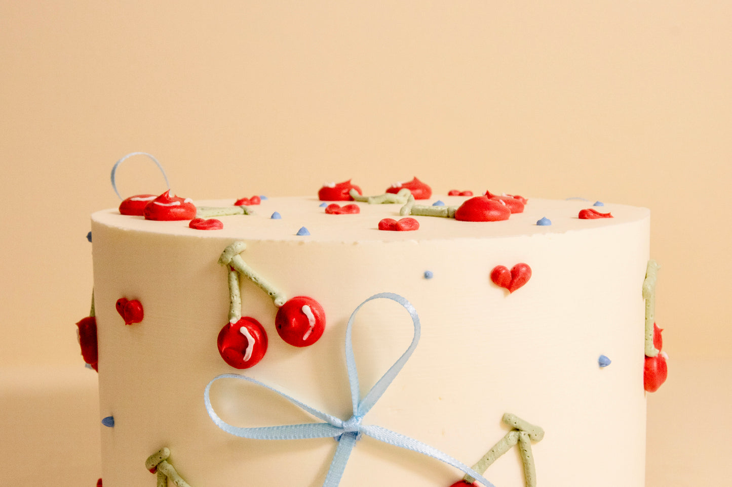 Cherries and Bows Cake
