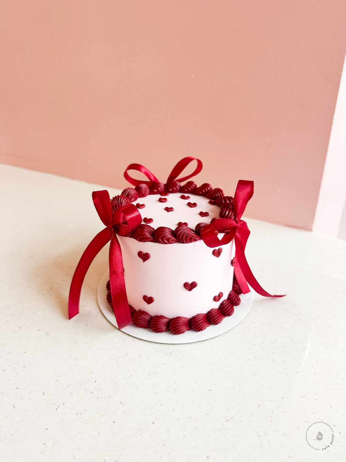 Mini Hearts with Ribbon