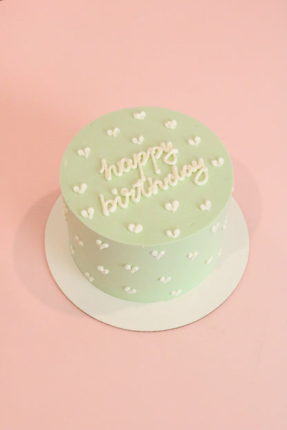 Mini Hearts Cake