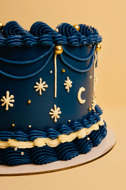 Starry Night Eid Cake 🌟