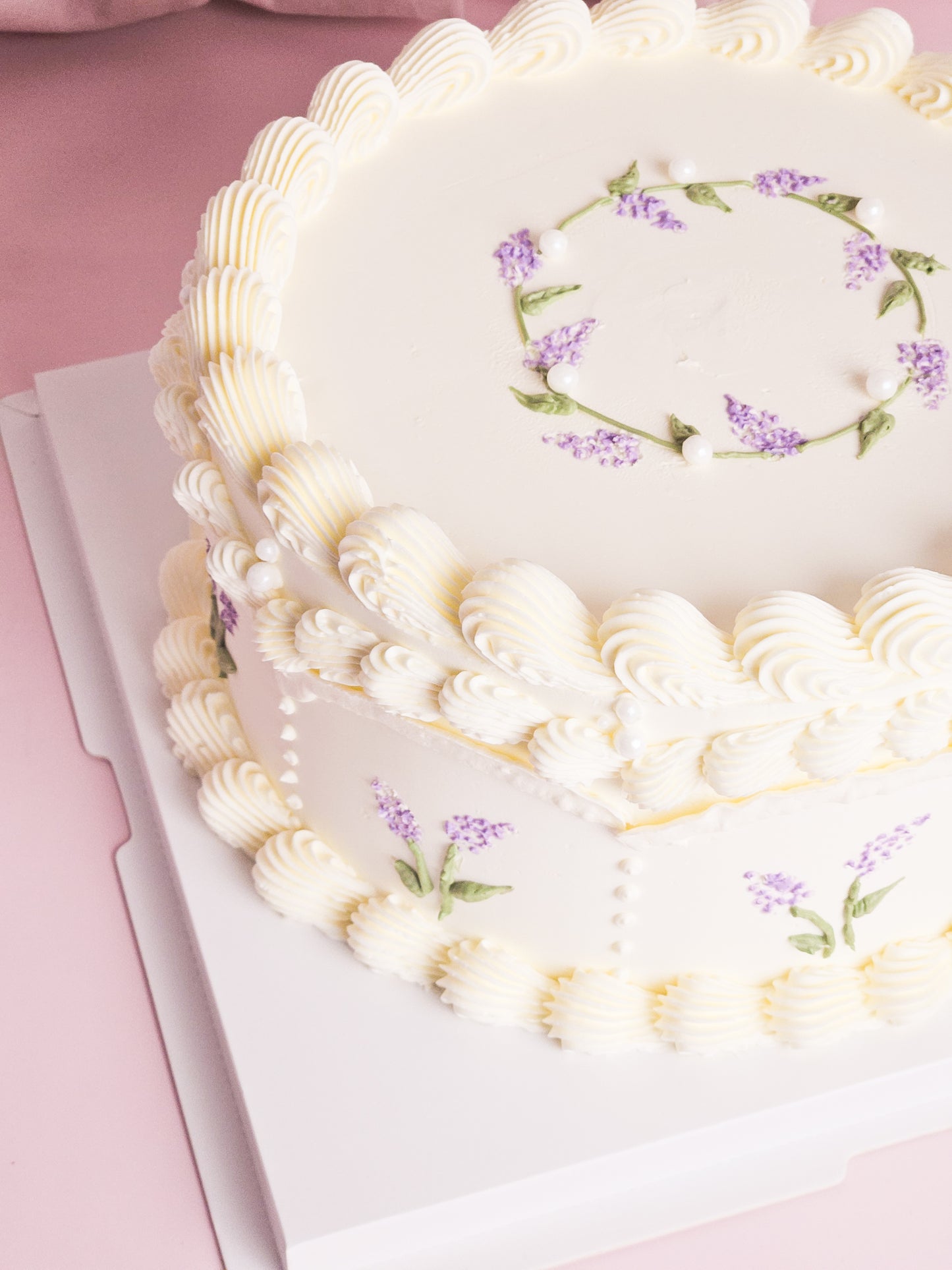 Vintage Lavender Cake