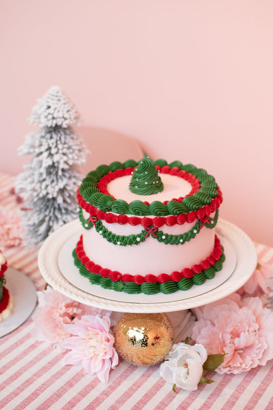 🎄 The Merry Vintage Cake