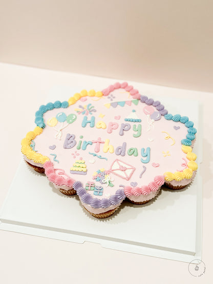 Birthday Pop-Off Cake