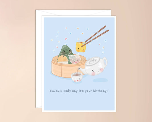 Dimsum-body Say It's Your Birthday? Birthday Card: Single Card